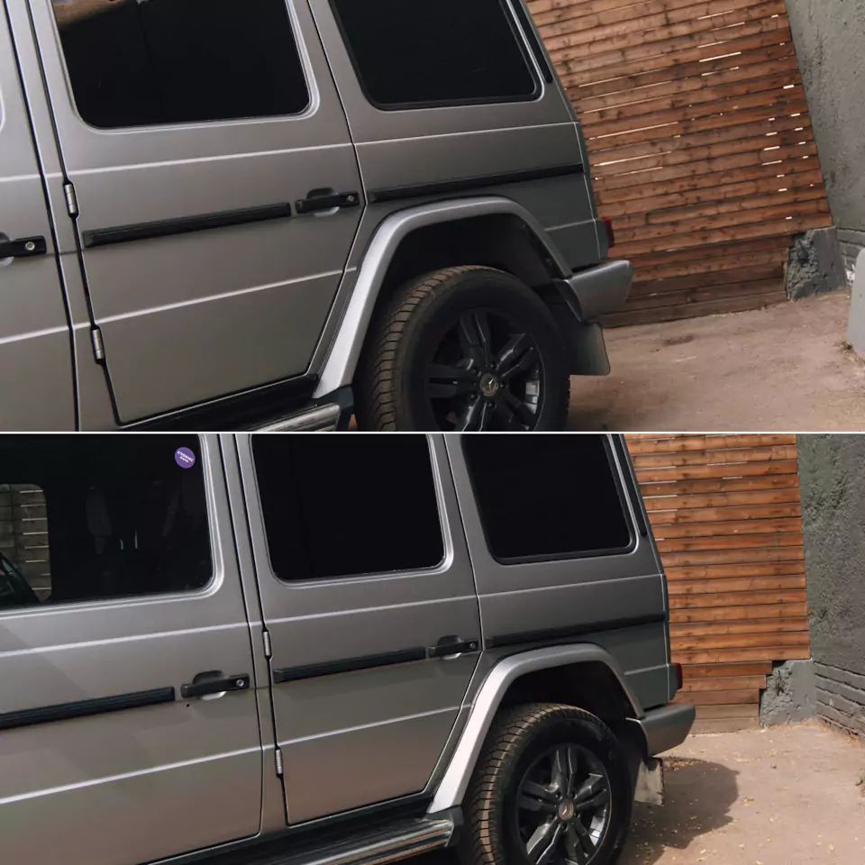 Кузовной ремонт, борьба с коррозией и попадание в матовость для 1 из 50 Mercedes G-Class